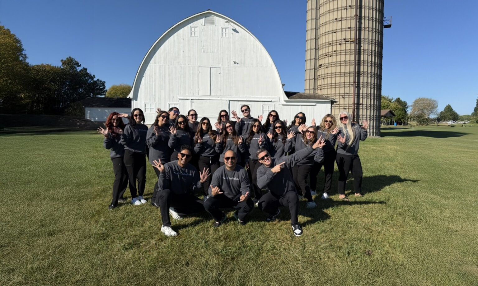 A Silly Picture With Pasha Orthodontics Doctors With The Team