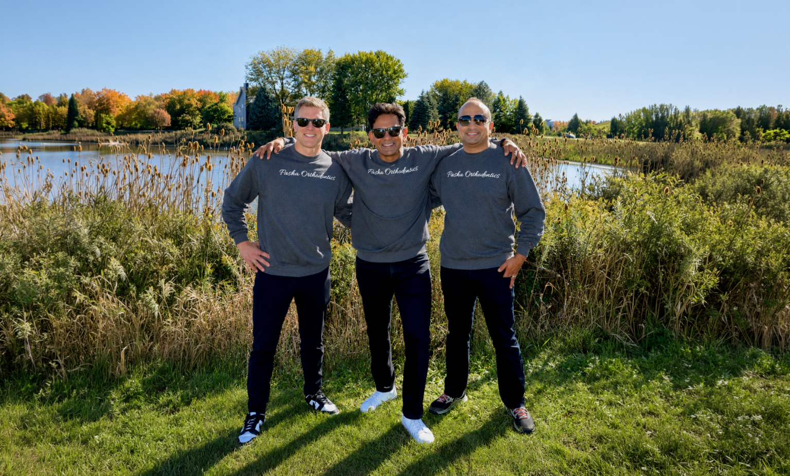Portrait Of All Three Doctors At Pasha Orthodontics